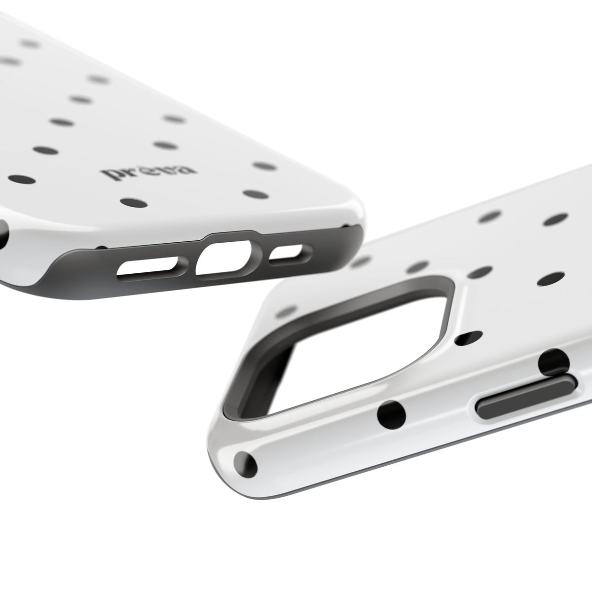 B&W polka dots Phone Case