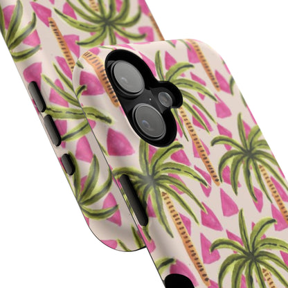 Phone Case — Pink Palm Tree Impact-Resistant Protector