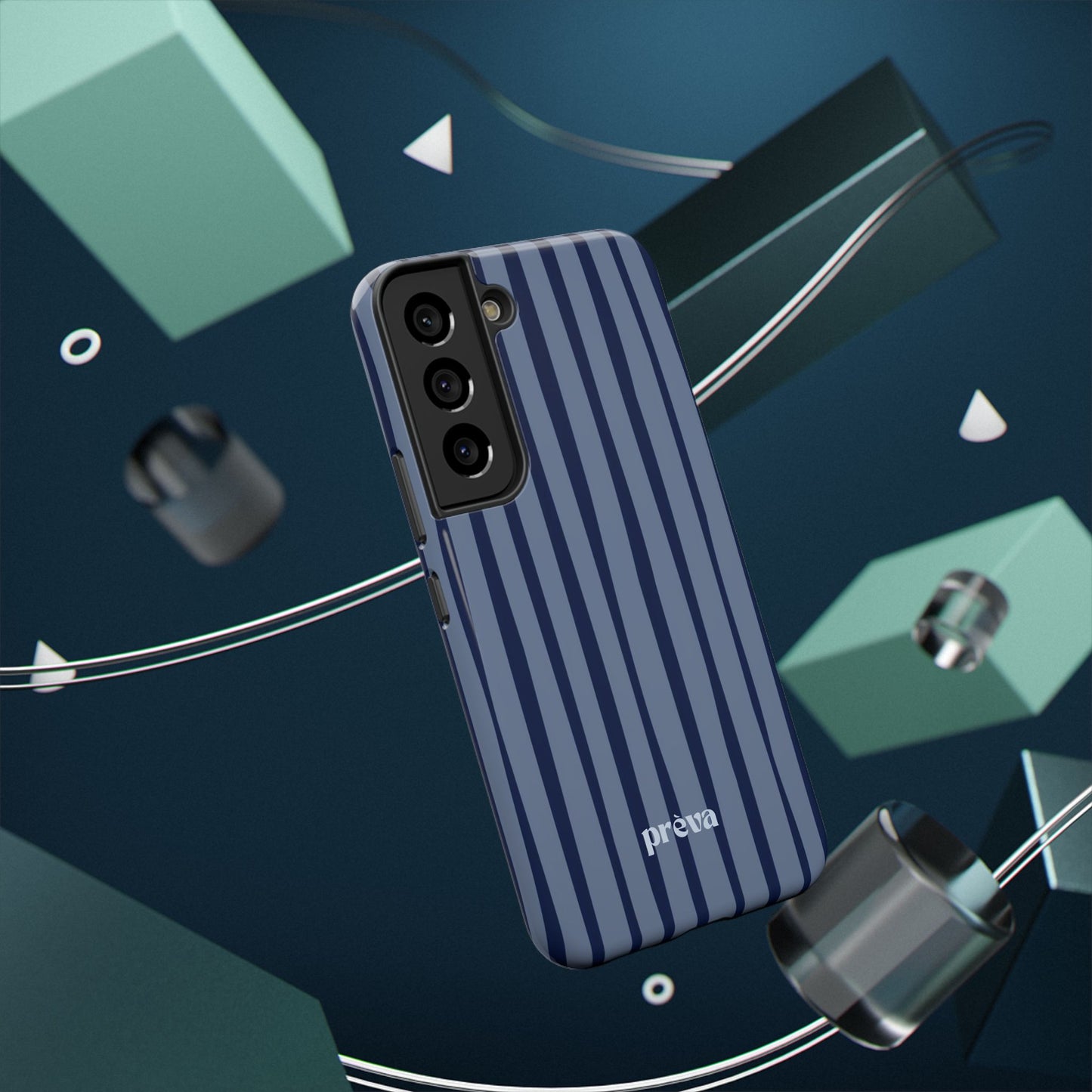 Navy Stripe Phone Case