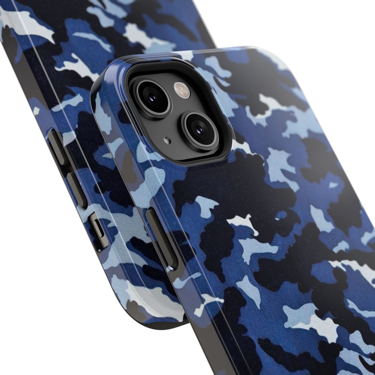 Blue Camo Phone Case