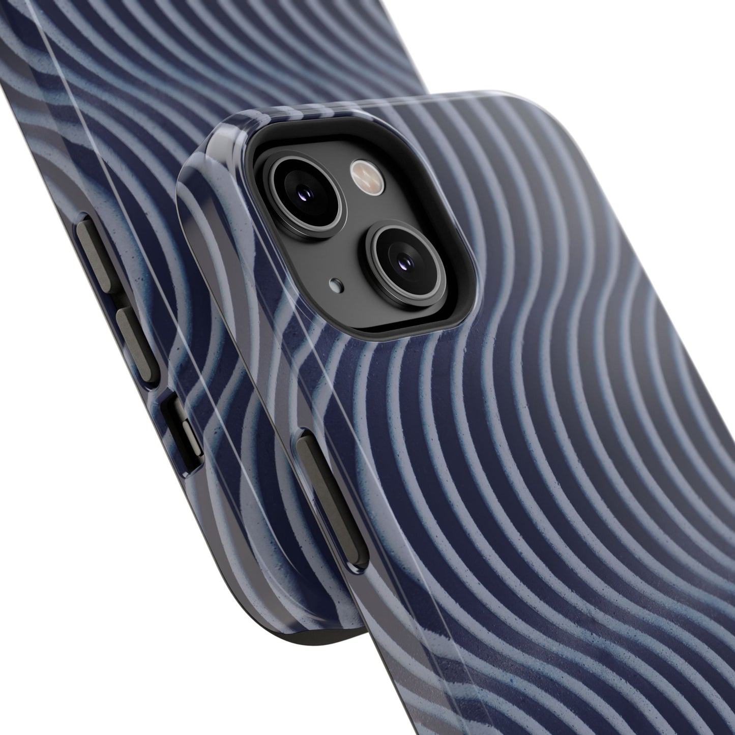 Wavy Navy Phone Case