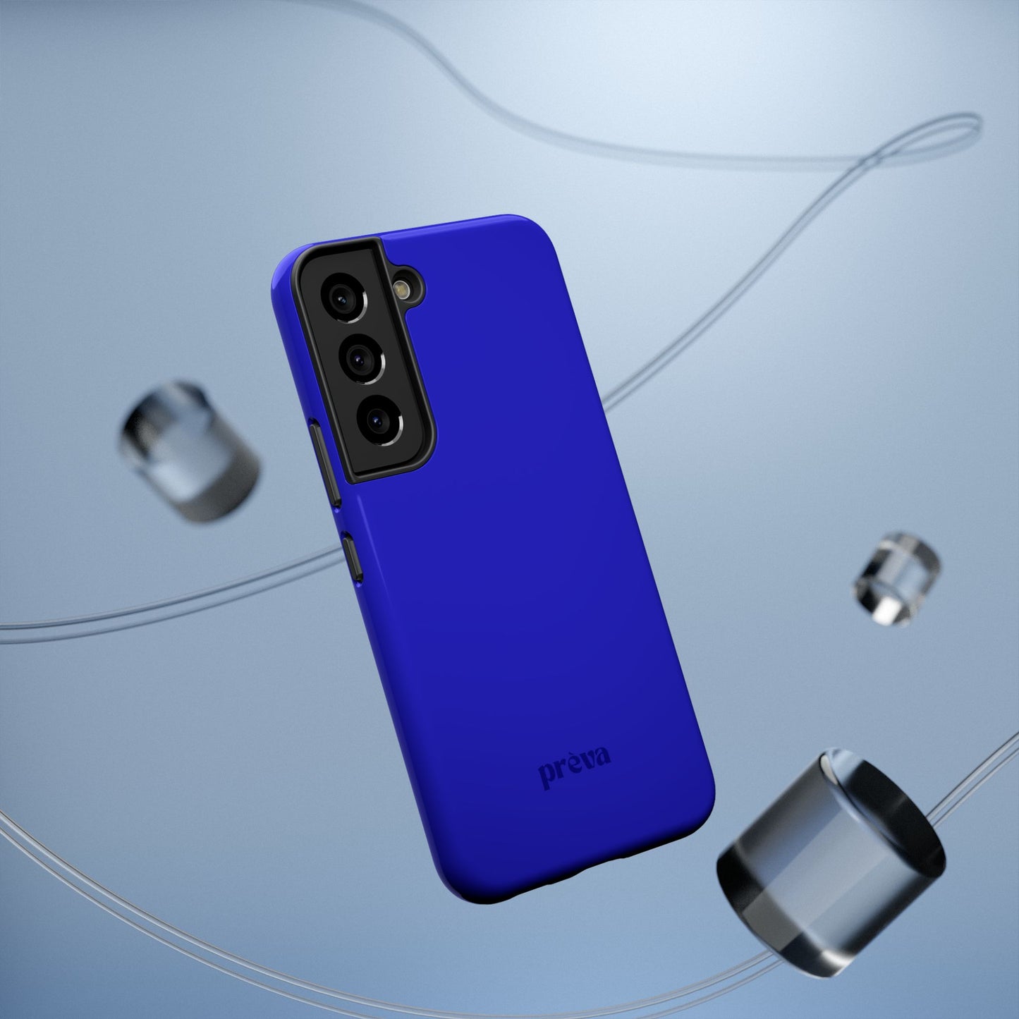 Neon Dark Blue Phone Case