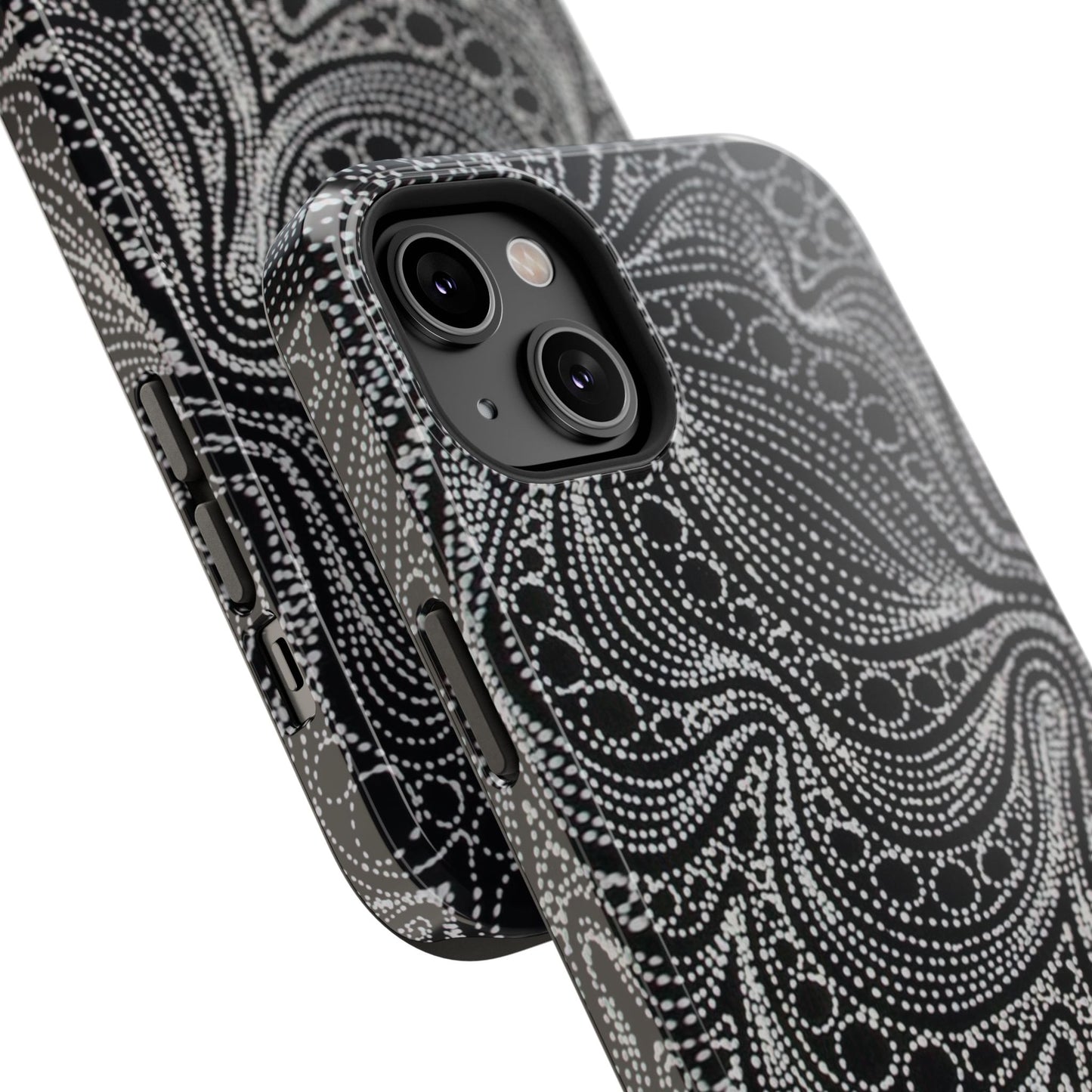 Abstract Midnight Lace Phone Case