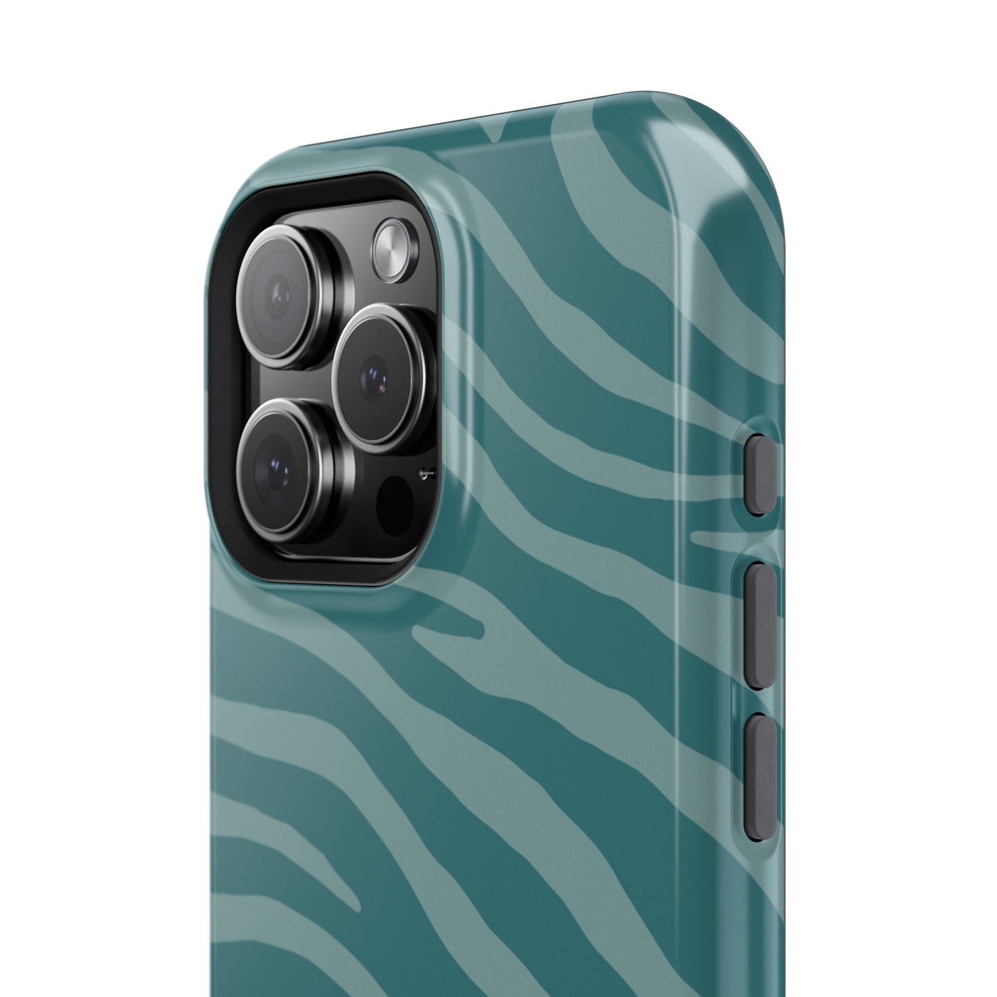 Teal Zebra Phone Case