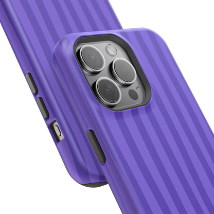 Dark Purple Stripes Phone Case