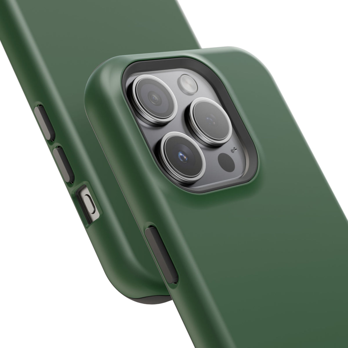 Impact-Resistant Phone Case — Forest Green Slim Armor