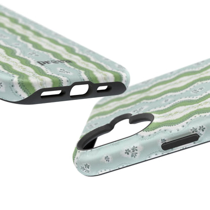 Green Waves Phone Case