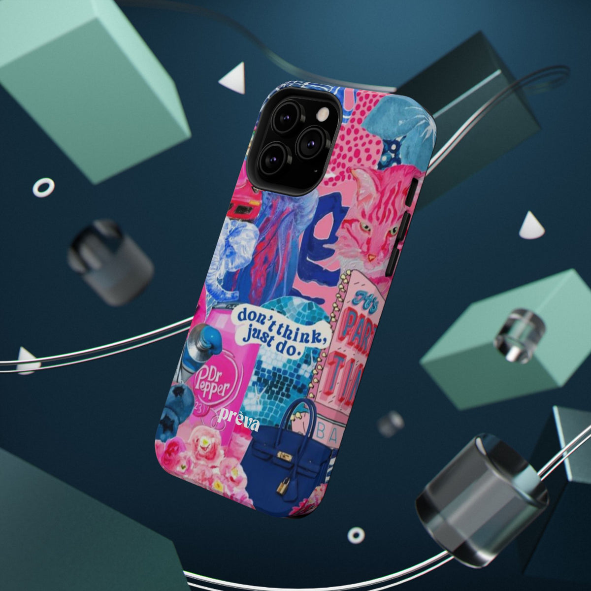 Vibrant Galaxy Collage Phone Case