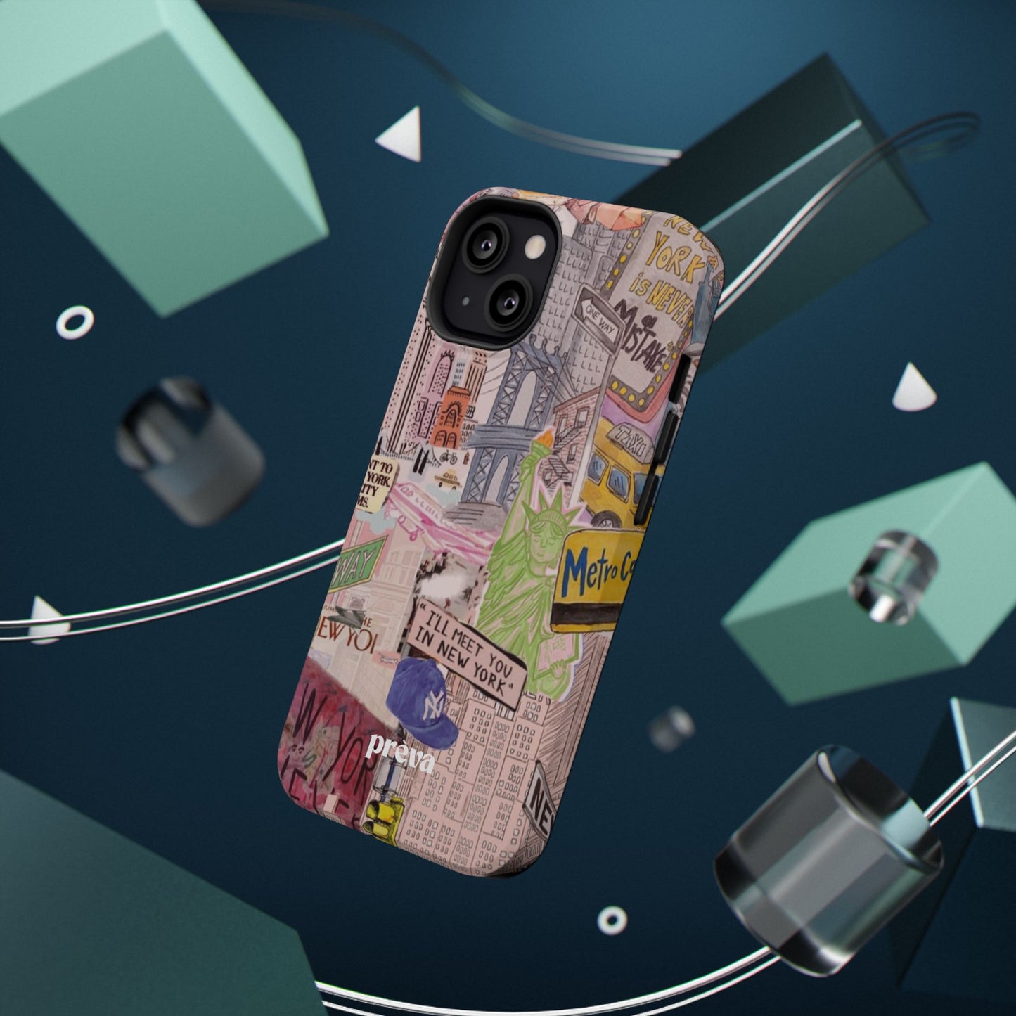 New York Collage Phone Case