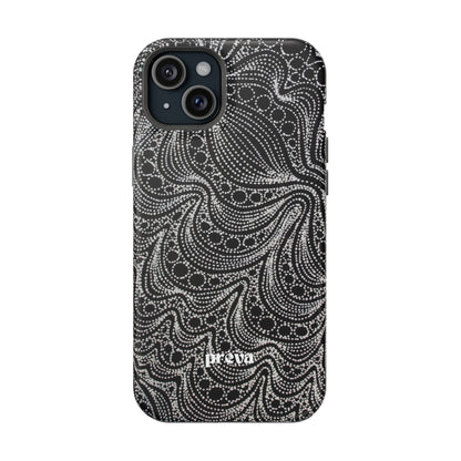 Abstract Midnight Lace Phone Case
