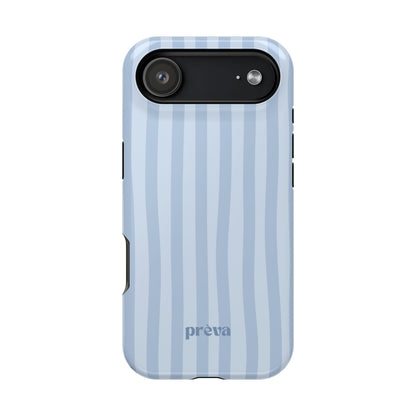Pastel Blue Stripes Phone Case