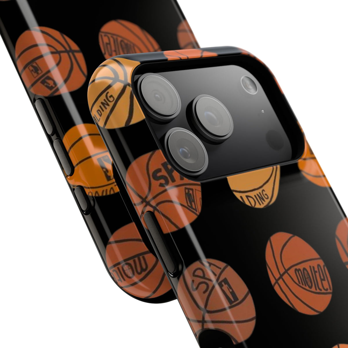 Black Basketball Phone Case