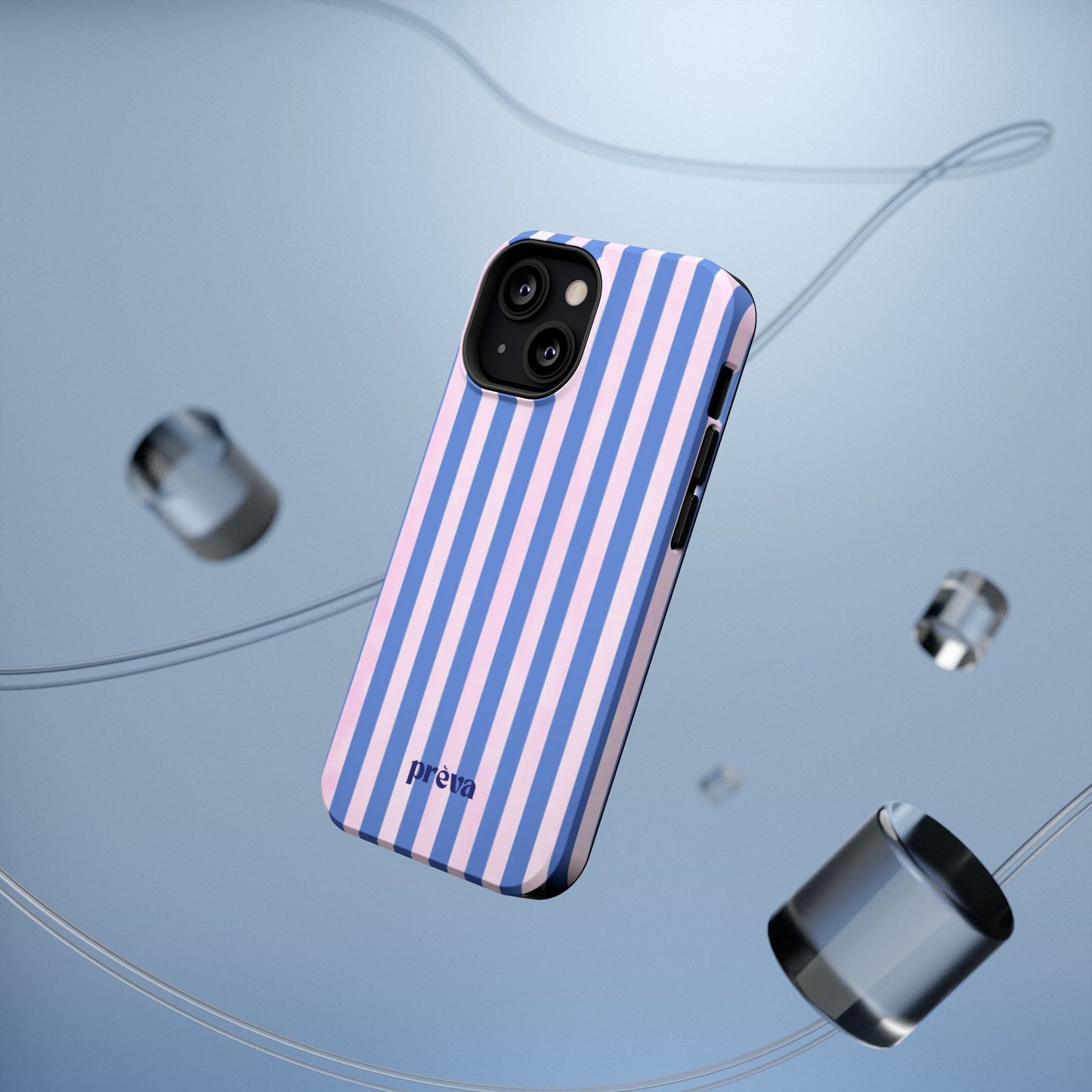 Striped Purple and Pink Phone Case