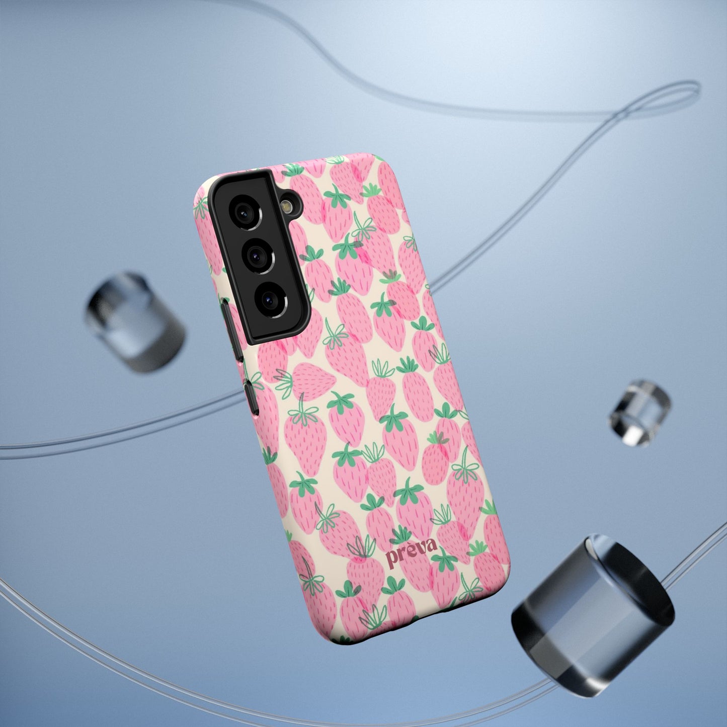 Pink Strawberry Phone Case