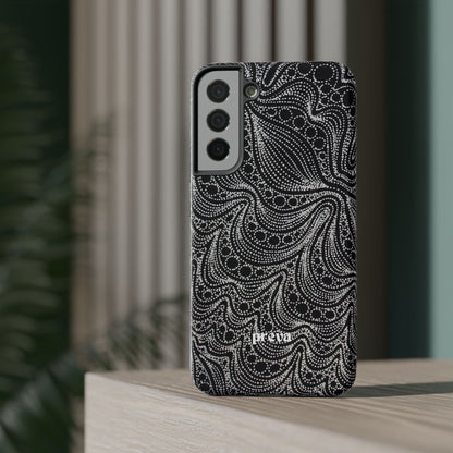 Abstract Midnight Lace Phone Case