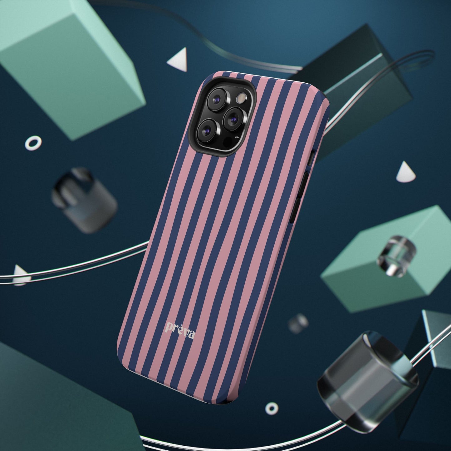 Blue and Pink Stripes Case