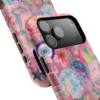 Floral & Pink Collage Phone Case