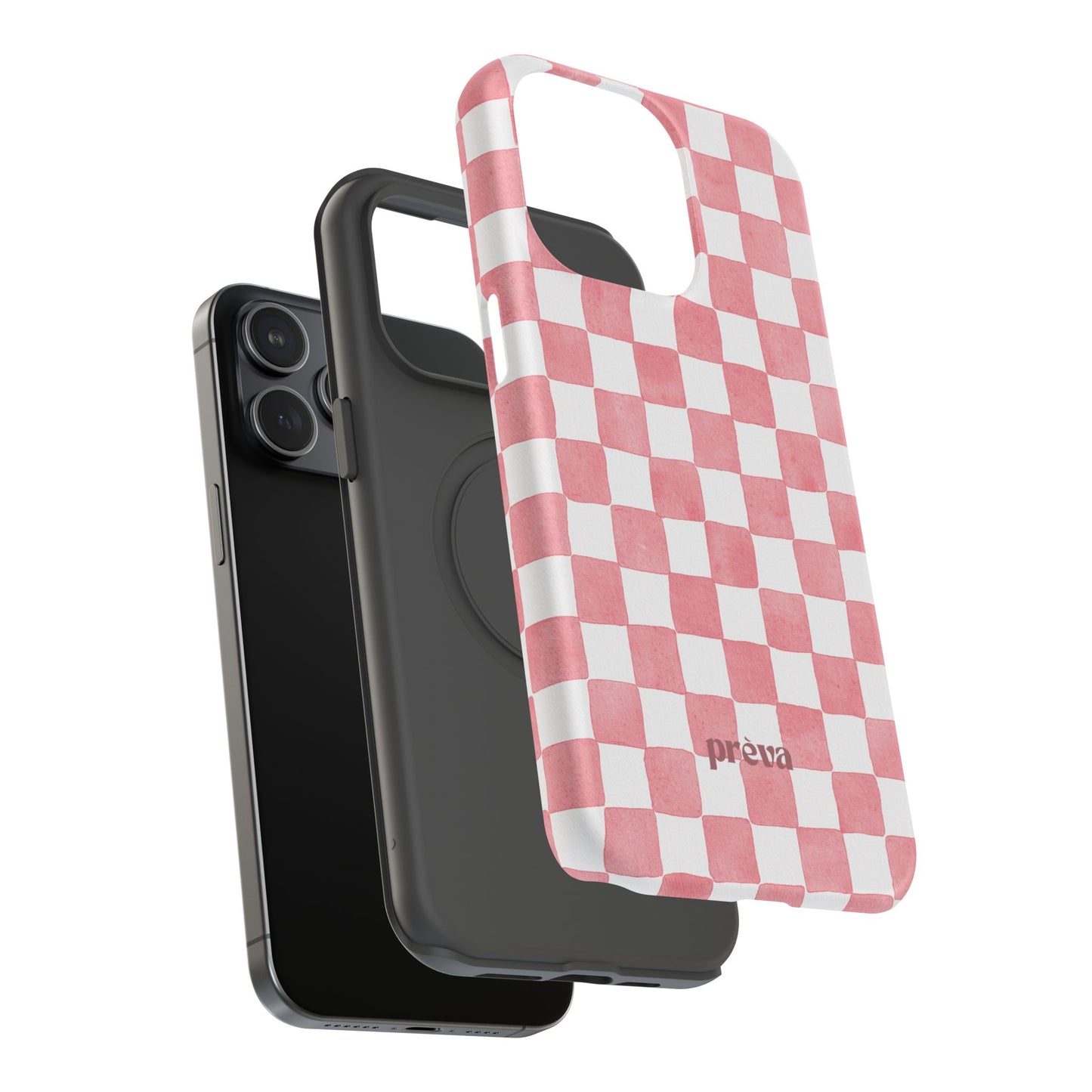 Pink Checkers Phone Case