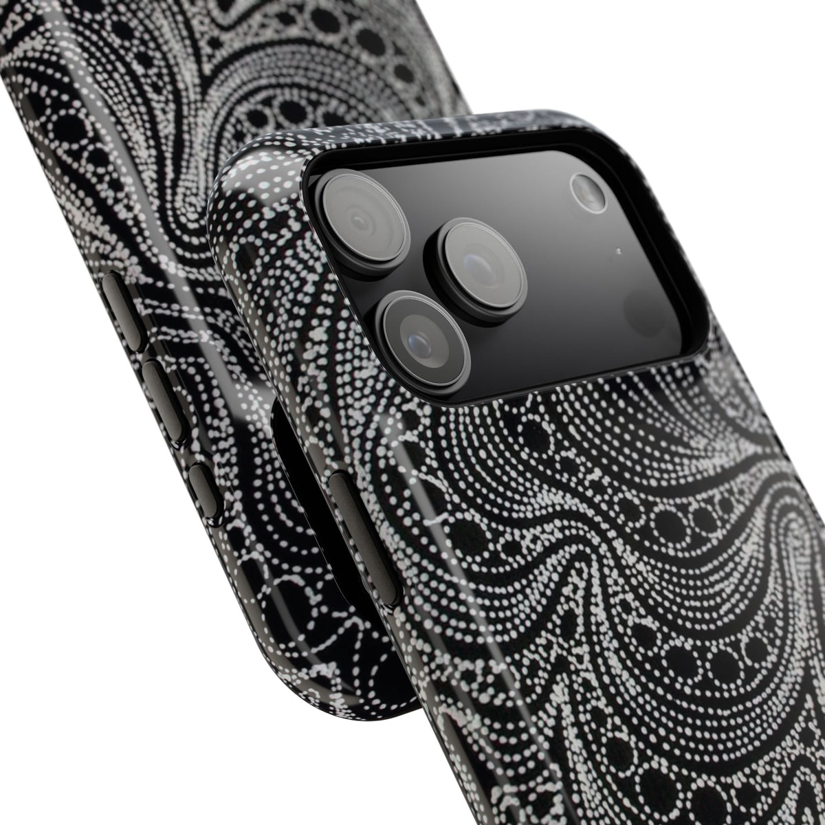 Abstract Midnight Lace Phone Case