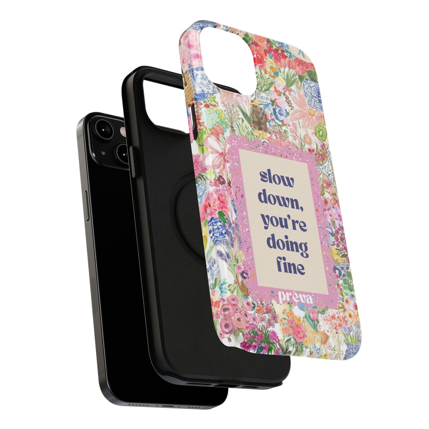 Slow Down Flowers x notsoken Phone Case