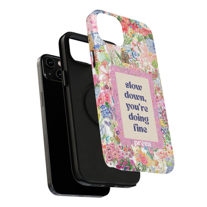 Slow Down Flowers x notsoken Phone Case