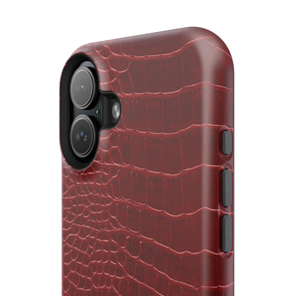 Red Croc Phone Case
