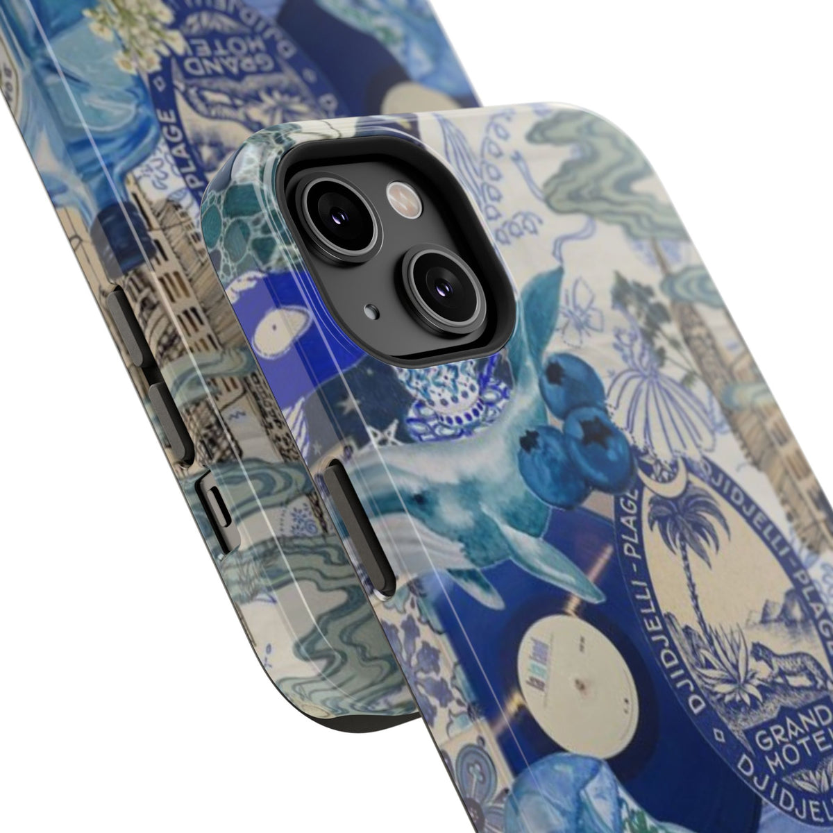 Blue Night Collage Phone Case