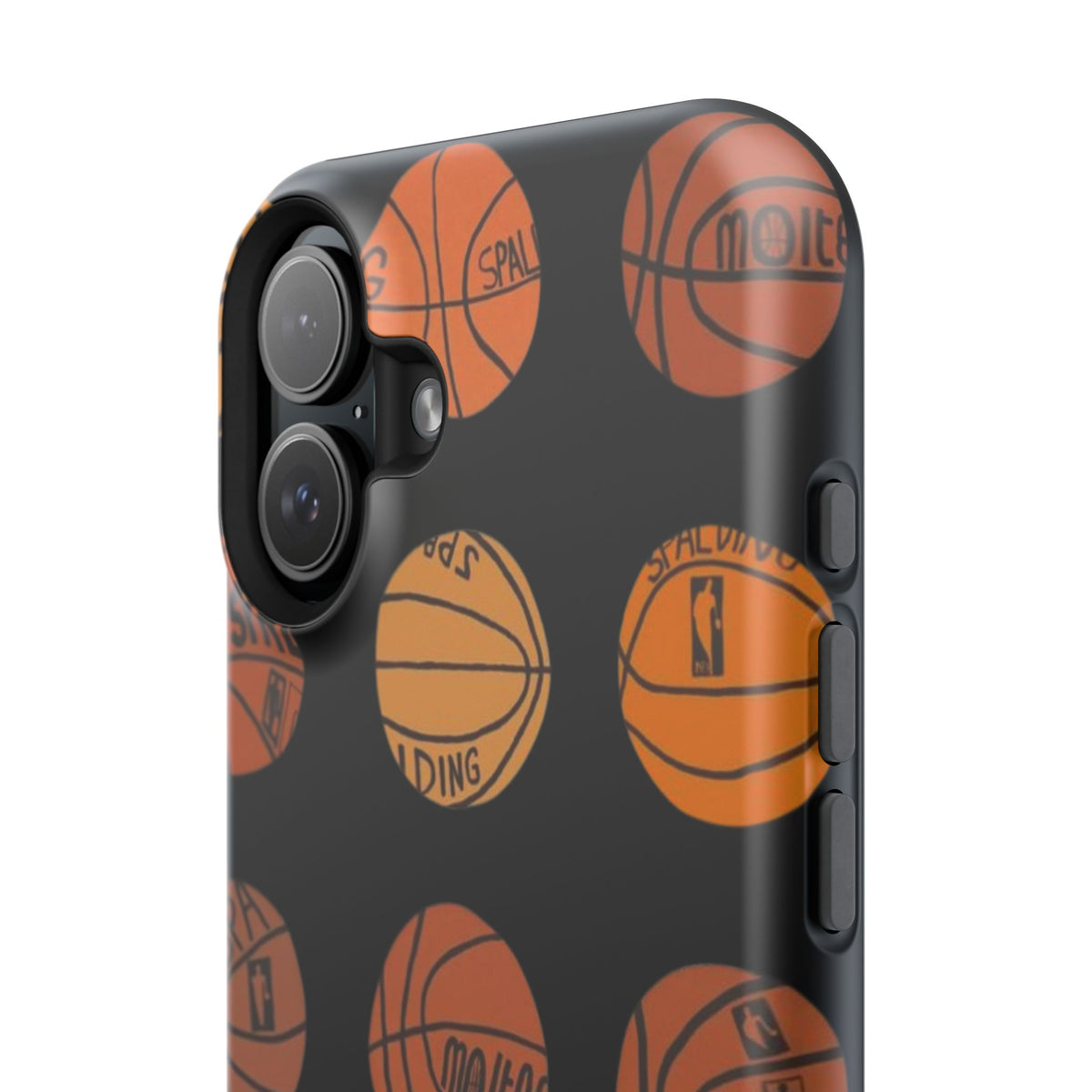 Black Basketball Phone Case