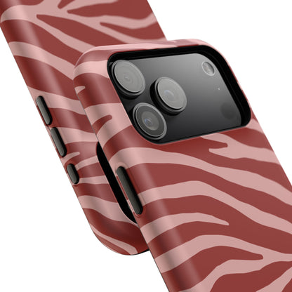 Red Zebra Phone Case