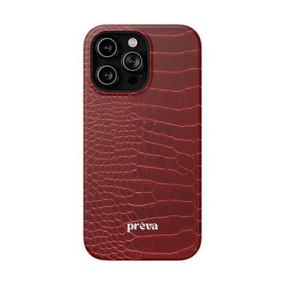 Red Croc Phone Case