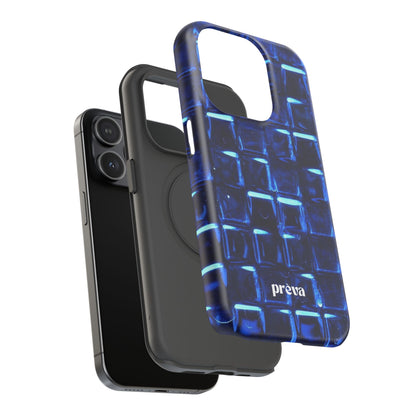 Blue Glass Tile Impact-Resistant Phone Case
