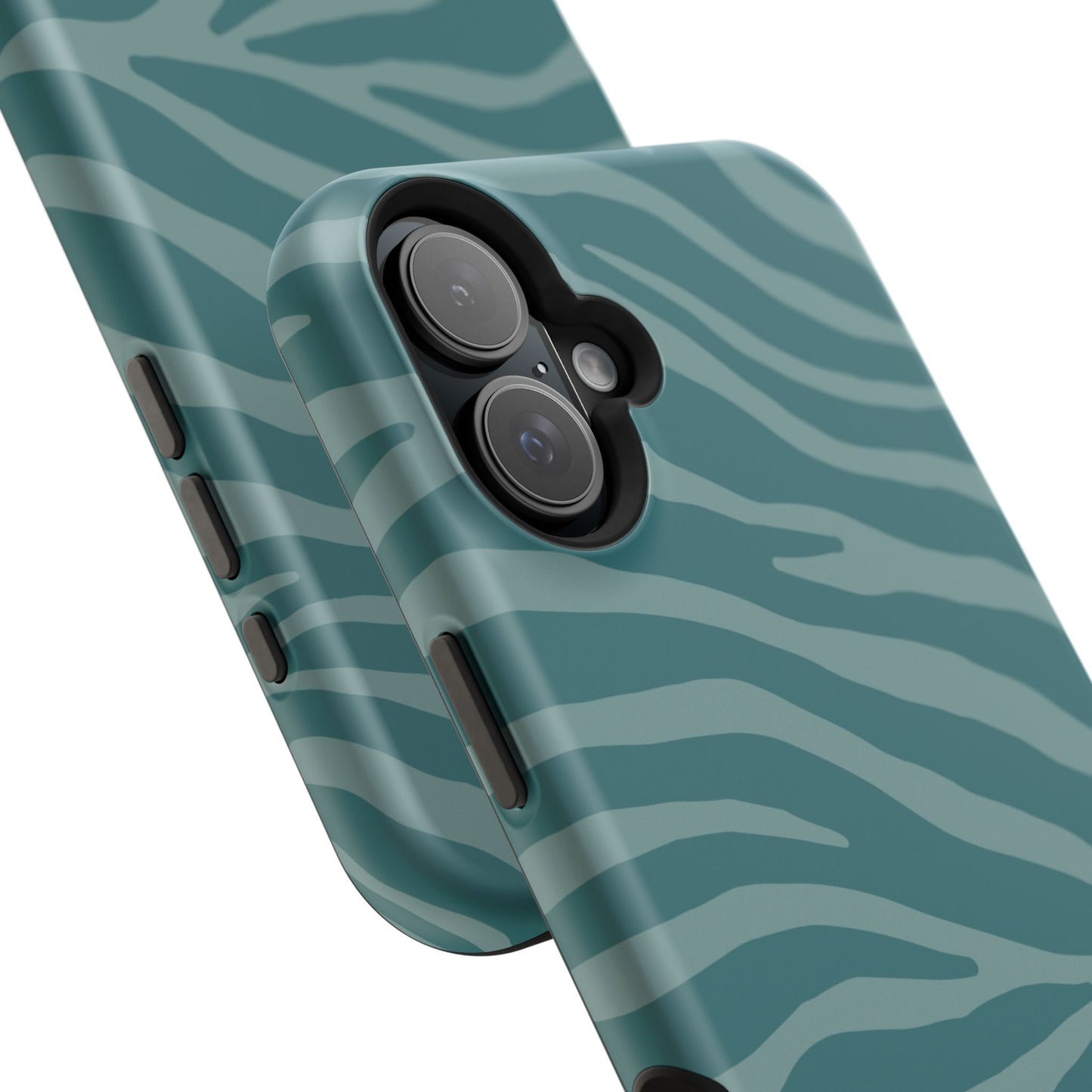 Teal Zebra Phone Case