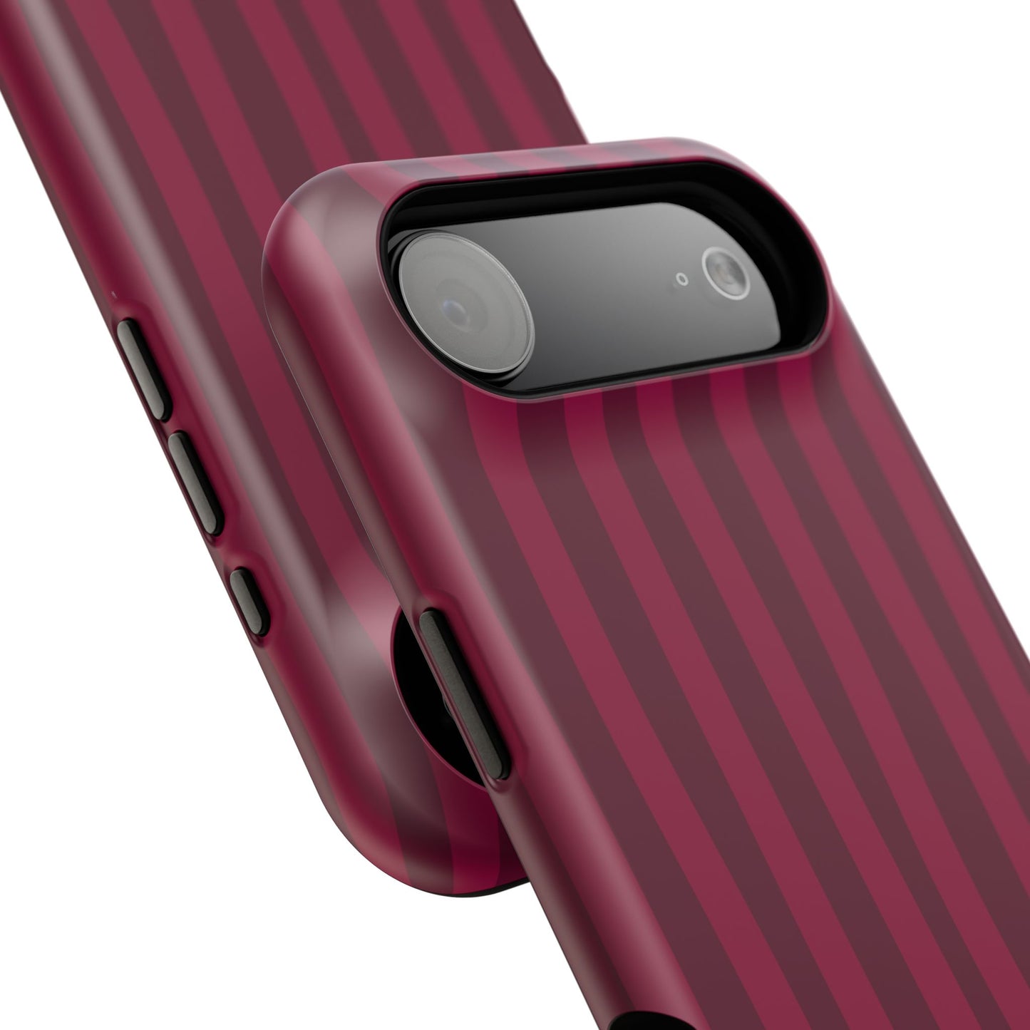 Burgandy Stripes x Ava Dudderar Phone Case