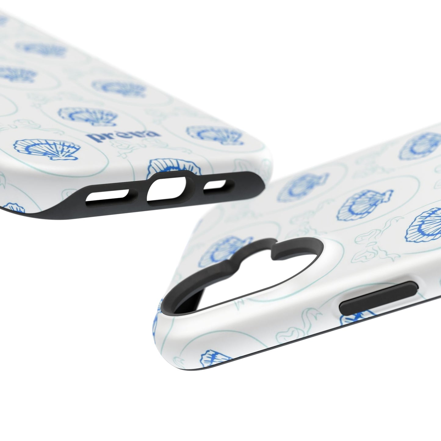 Fancy Teal Shell Phone Case