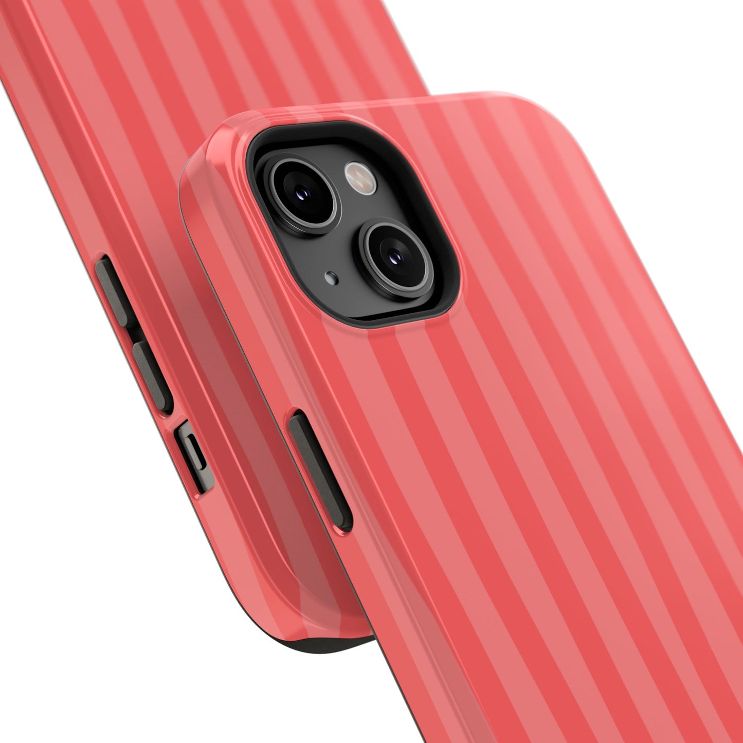 Coral Stipes Phone Case