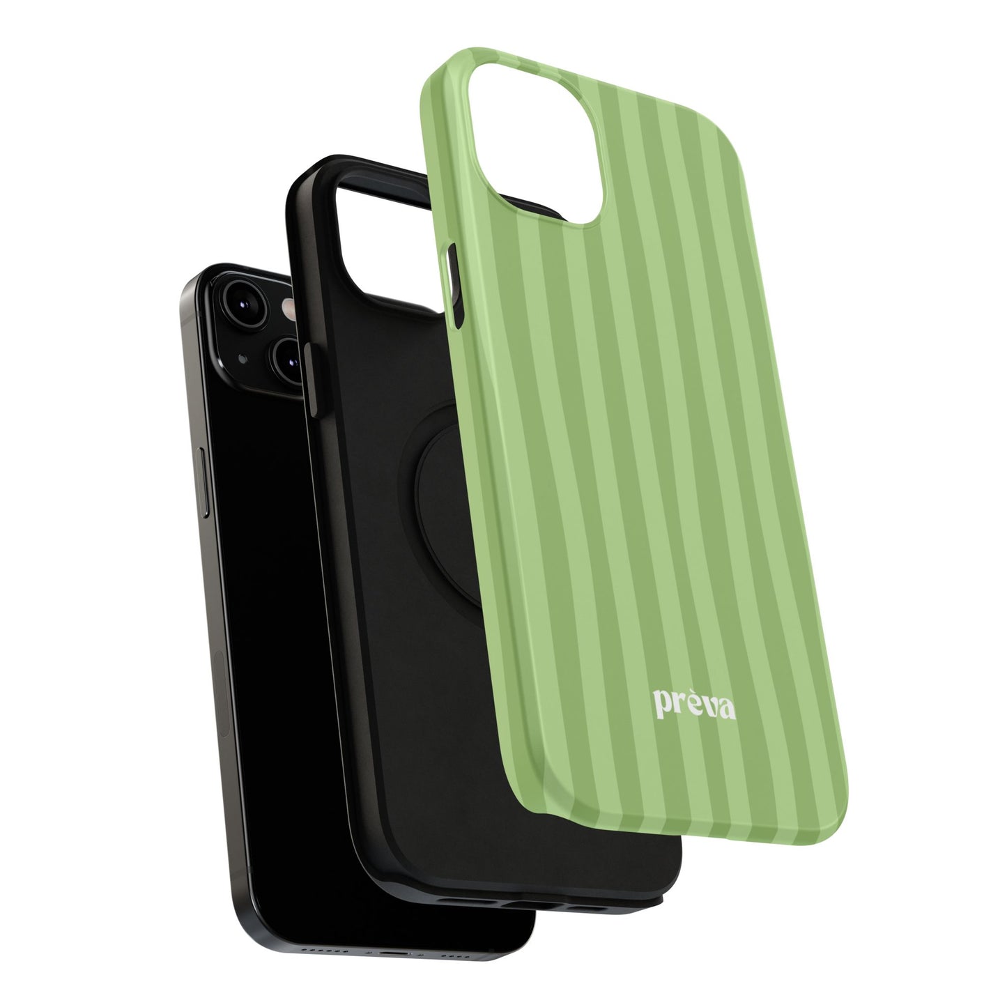 Light Green Stripes Phone Case