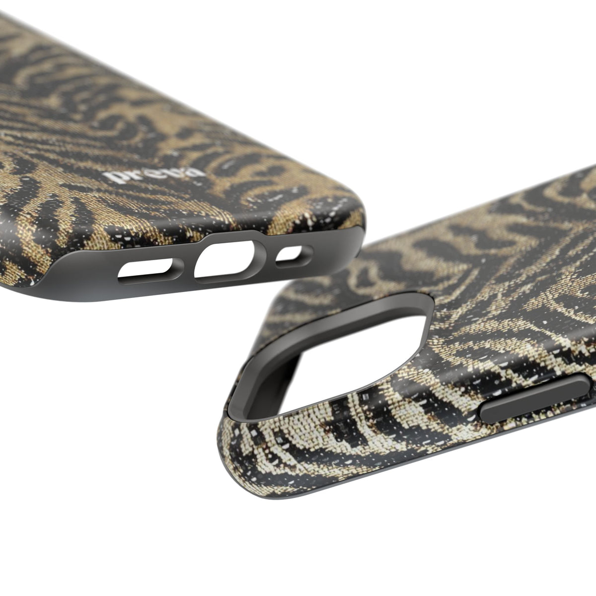 Phone Case — Impact‑Resistant Tiger Print Rug Texture