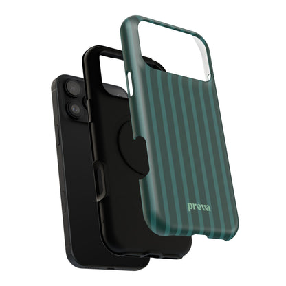 Striped Green Phone Case