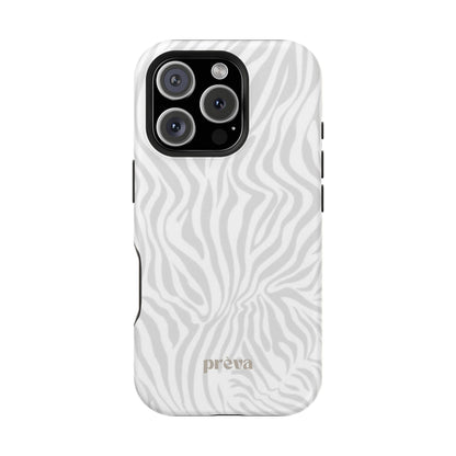 Zebra White Wave Phone Case