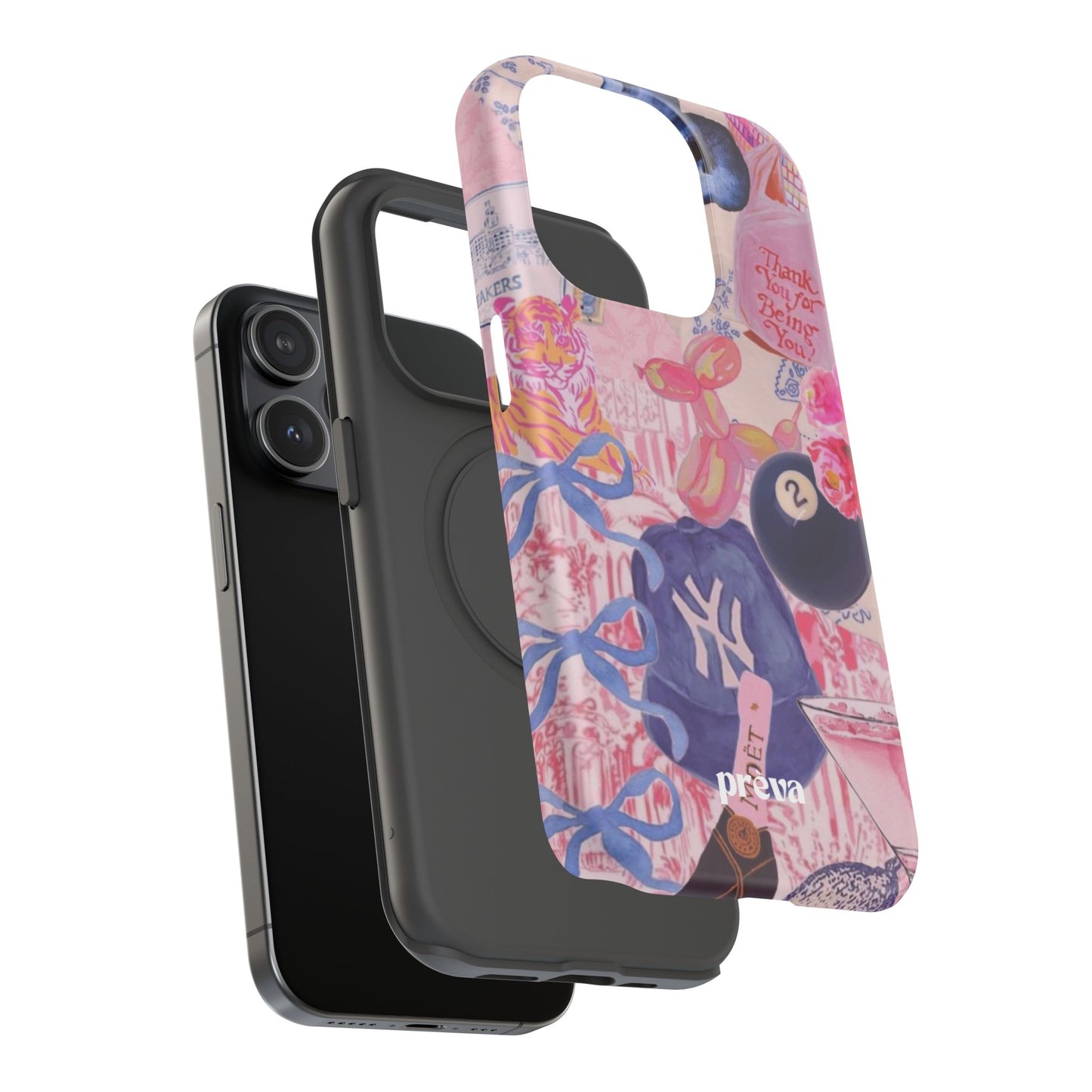 Retro 8 Ball Collage Phone Case