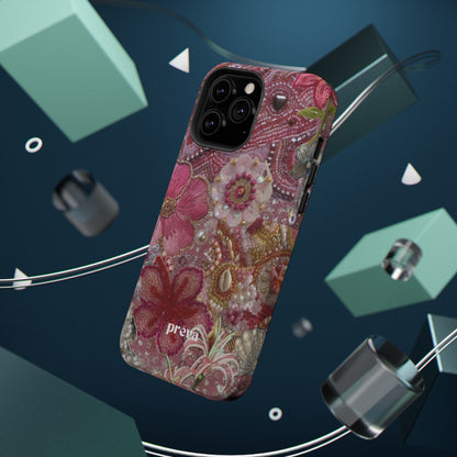 Floral Embroidery Phone Case