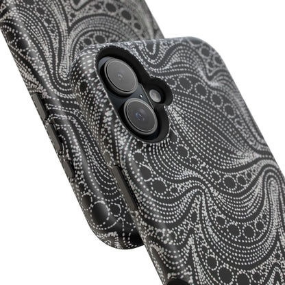 Abstract Midnight Lace Phone Case