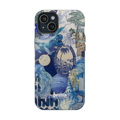 Blue Night Collage Phone Case