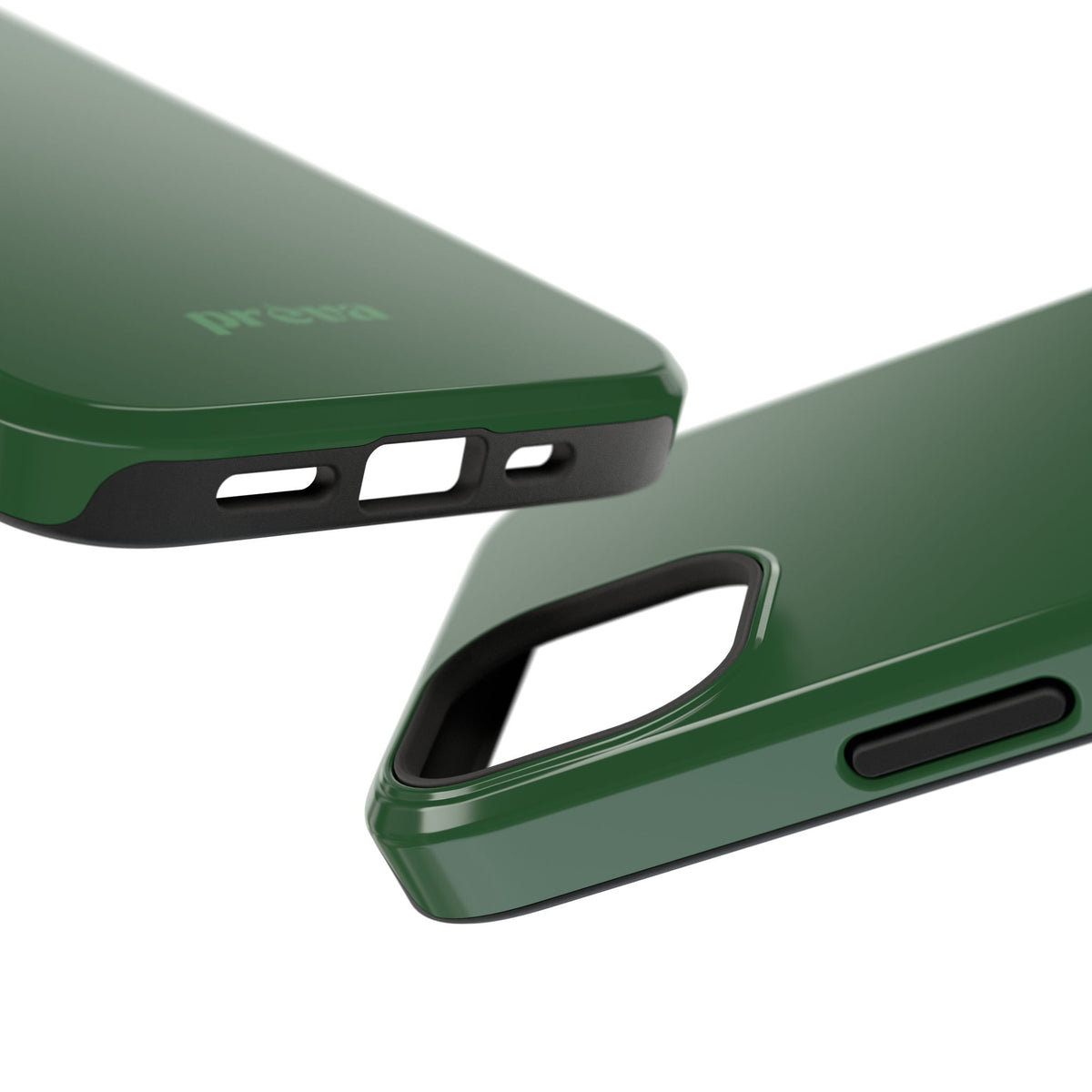 Impact-Resistant Phone Case — Forest Green Slim Armor