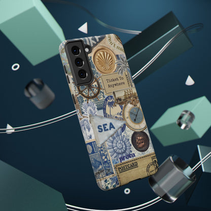 Neutral Travel Collage Phone Case