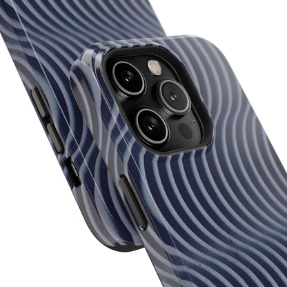 Wavy Navy Phone Case