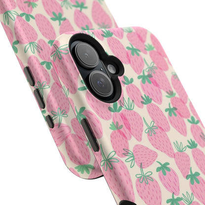Pink Strawberry Phone Case