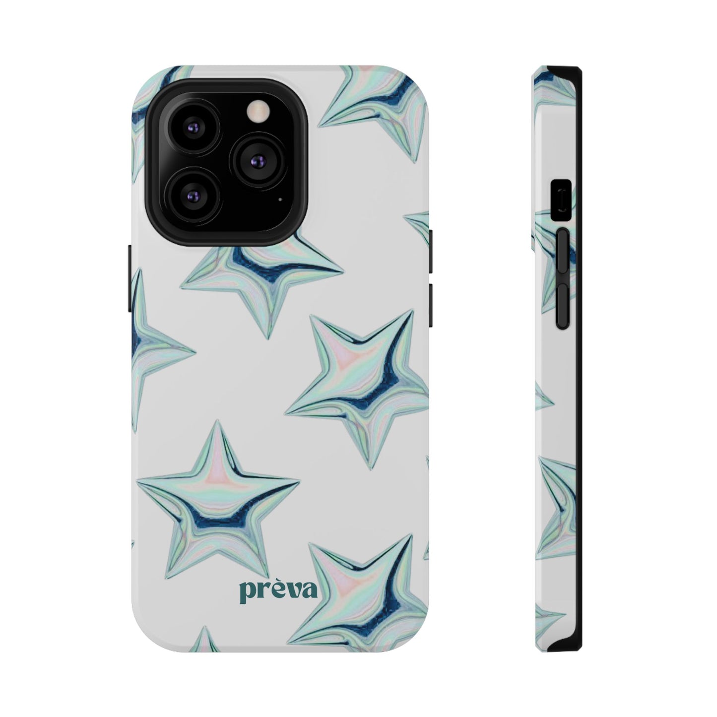 White Starburst Phone Case