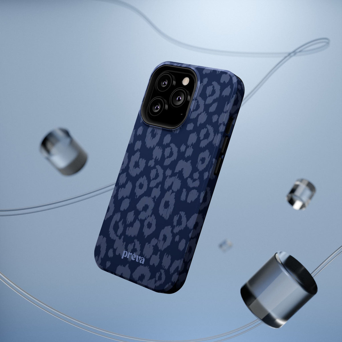 Navy Leopard  Phone Case