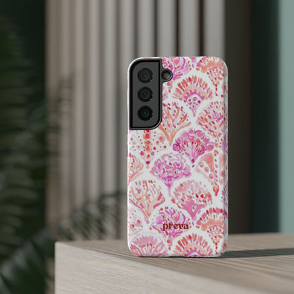 Pink Shell Watercolor Phone Case